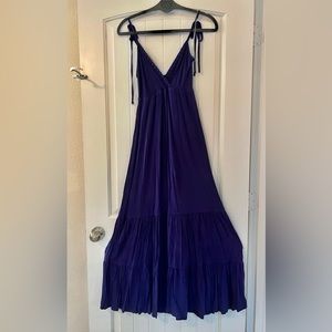 Francesca’s Miami Deep Blue Maxi Dress